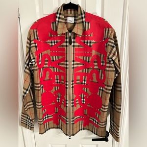 Burberry Hadford Archive Checkered Zip-Up Jacket